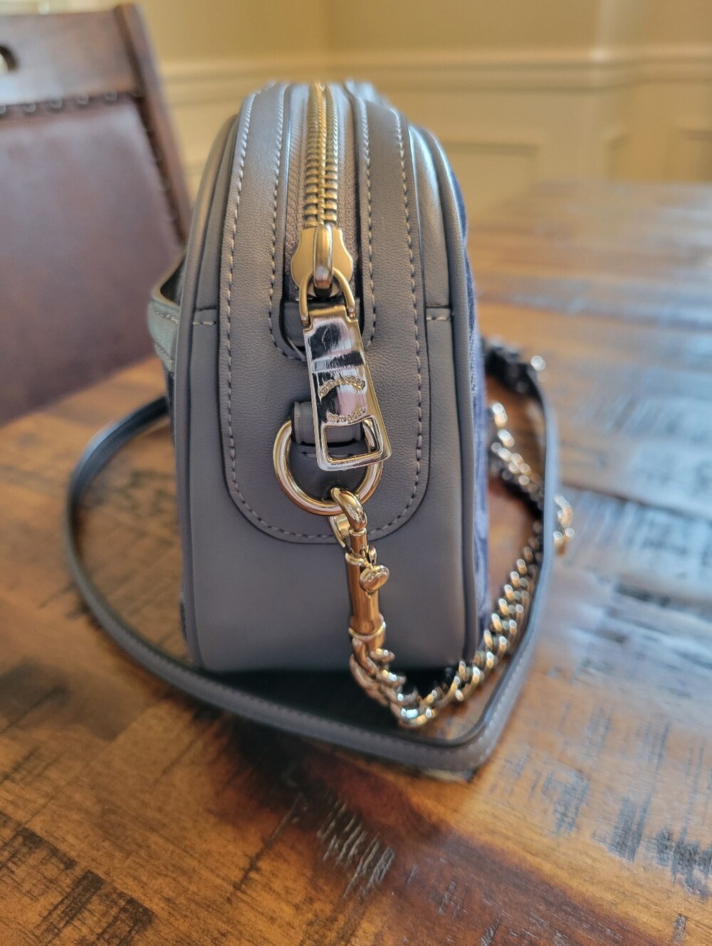 Coach Isla Chain Crossbody In Signature Denim - Picture 6 of 13
